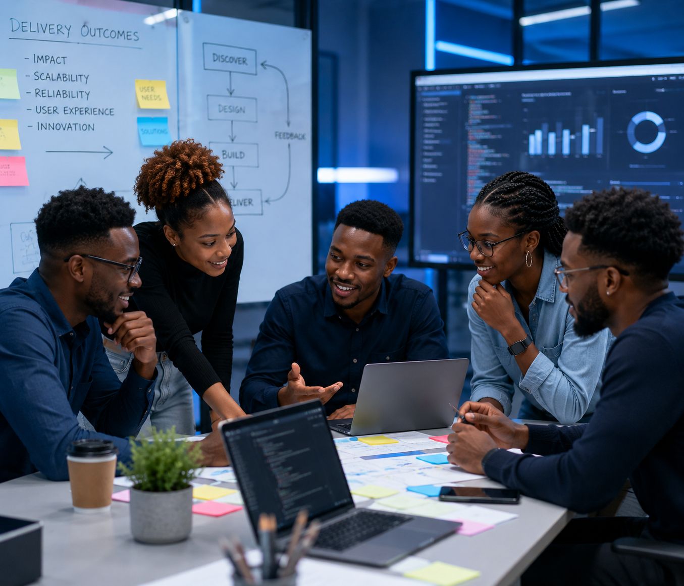 The Firm Technologies team collaborating